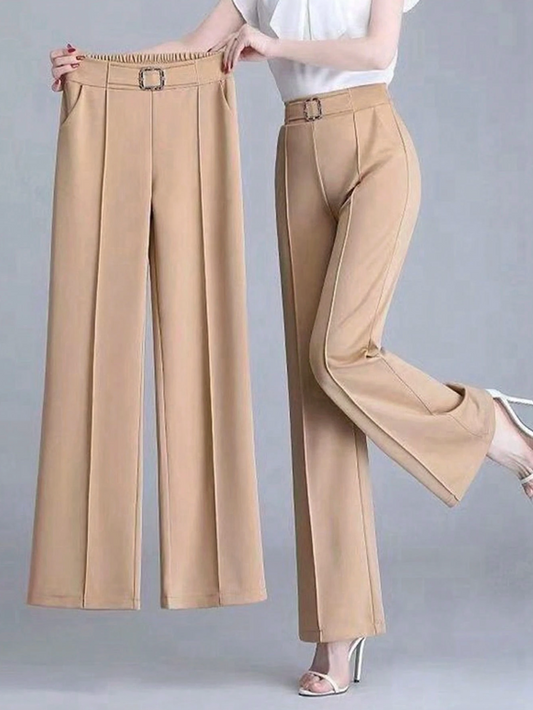 Pantalone Elegante Vita Alta - Donna
