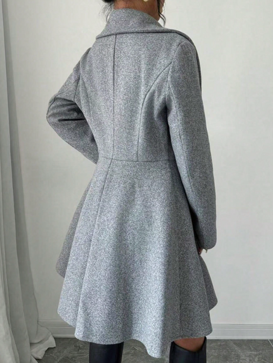 Cappotto Lana Grigio - Donna